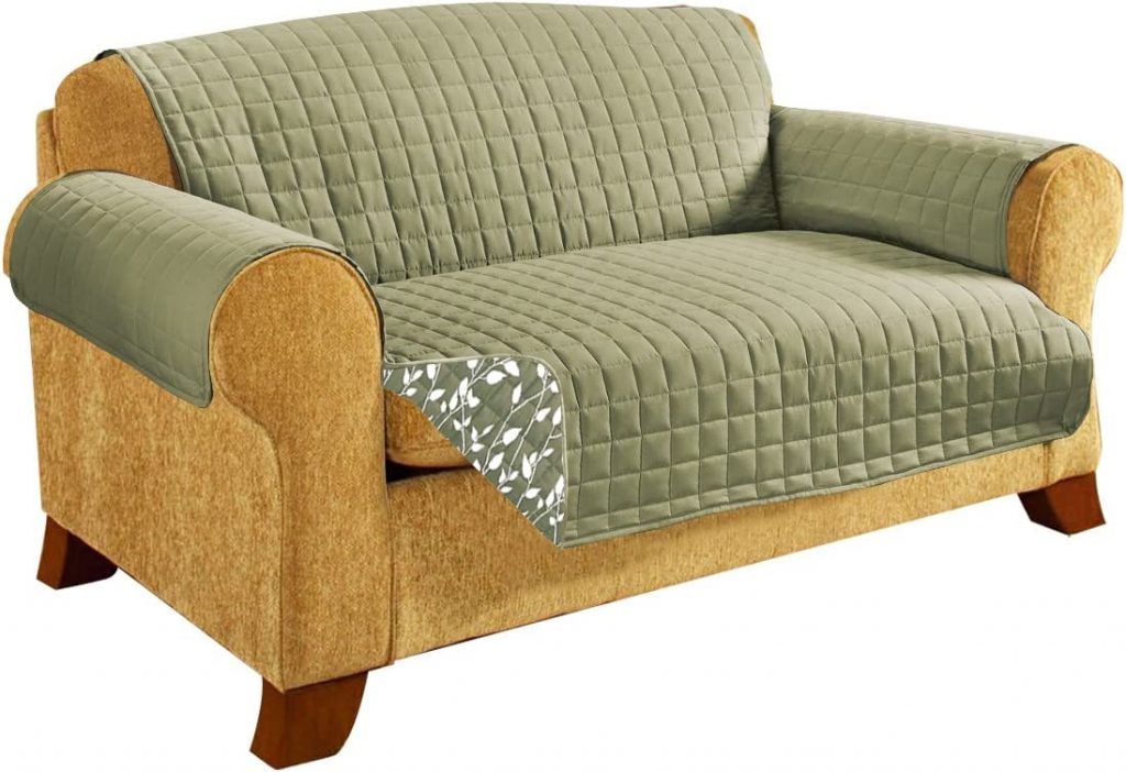 CELINE LINEN Quilted Furniture Protector for Pet Dog Children Kids