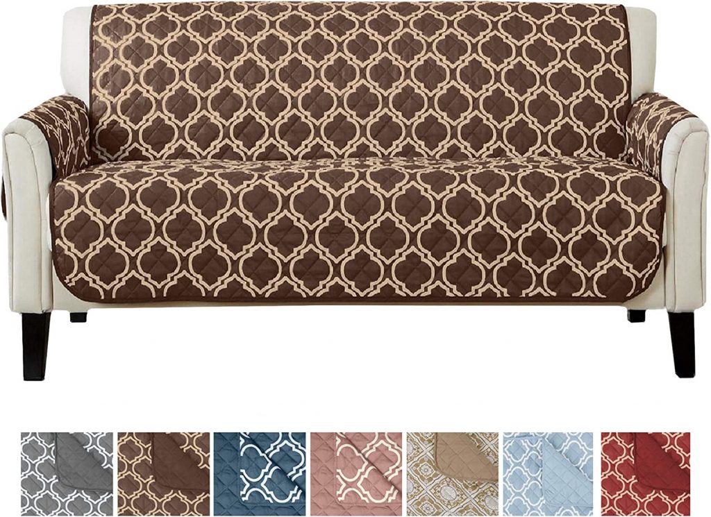 Home Fashion Designs Reversible Sofa Cover for Living Room